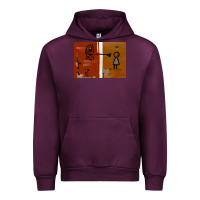 Mauve Wine It’s Always Sunny Painting Urban Hoodie - PixelFlow