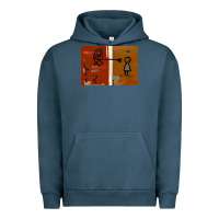 Pigment Midnight Navy It’s Always Sunny Painting Urban Hoodie - PixelFlow