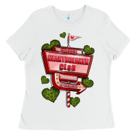 White heartbreaker club olivia Ladies Tee - OliviaCreatesArt