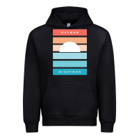 Black DAYMAN NIGHTMAN - It's Always Sunny Urban Hoodie - PixelFlow