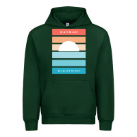 Forest Green DAYMAN NIGHTMAN - It's Always Sunny Urban Hoodie - PixelFlow