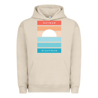 Pigment French Oak DAYMAN NIGHTMAN - It's Always Sunny Urban Hoodie - PixelFlow