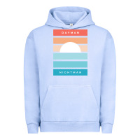 Pigment Grape Ice DAYMAN NIGHTMAN - It's Always Sunny Urban Hoodie - PixelFlow