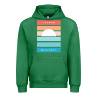 Emerald DAYMAN NIGHTMAN - It's Always Sunny Urban Hoodie - PixelFlow