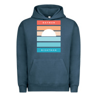 Pigment Midnight Navy DAYMAN NIGHTMAN - It's Always Sunny Urban Hoodie - PixelFlow