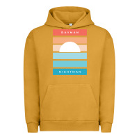 Pigment Peanut Butter DAYMAN NIGHTMAN - It's Always Sunny Urban Hoodie - PixelFlow