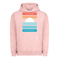 Pigment Salmon DAYMAN NIGHTMAN - It's Always Sunny Urban Hoodie - PixelFlow