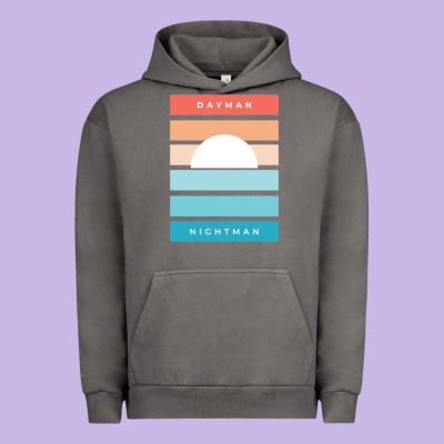 Dayman Nightman - It's Always Sunny Urban Hoodie Designed By Pixelflow