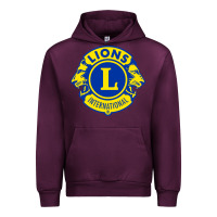 Mauve Wine lions clubs international classic Urban Hoodie - PixelFlow