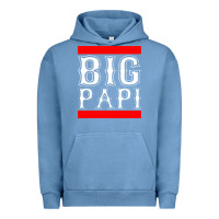 Pigment Pebble Blue big papi Urban Hoodie - PixelFlow