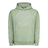 Pigment Oil Green Crass   There Is No  Authority But Yourself Classic Urban Hoodie - PixelFlow