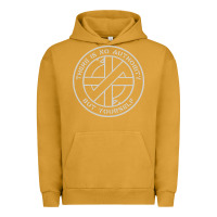 Pigment Peanut Butter Crass   There Is No  Authority But Yourself Classic Urban Hoodie - PixelFlow