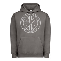 Pigment Tornado Crass   There Is No  Authority But Yourself Classic Urban Hoodie - PixelFlow