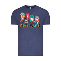 Vintage Denim Dental Life Dentist Coffee Cups Vintage Tee - FaDigitalArtStudio