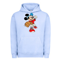 Pigment Grape Ice micky-playing-baseball-cartoon-illustration-- Urban Hoodie - PixelFlow