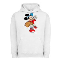 Pigment Lunar Rock micky-playing-baseball-cartoon-illustration-- Urban Hoodie - PixelFlow