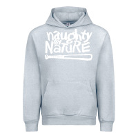 Heather Grey naughty by nature Urban Hoodie - PixelFlow