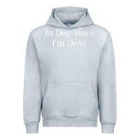 Heather Grey in dog years i'm dead Urban Hoodie - PixelFlow