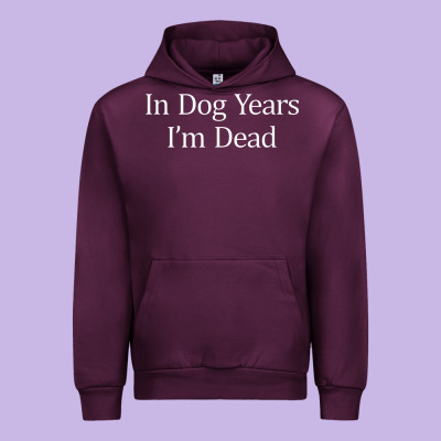 In Dog Years I'm Dead Urban Hoodie Designed By Pixelflow