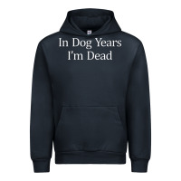 Navy in dog years i'm dead Urban Hoodie - PixelFlow
