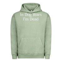 Pigment Oil Green in dog years i'm dead Urban Hoodie - PixelFlow