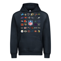 Navy american football team collage    wall art Urban Hoodie - PixelFlow