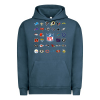 American Football Team Collage    Wall Art Urban Hoodie | Teevron