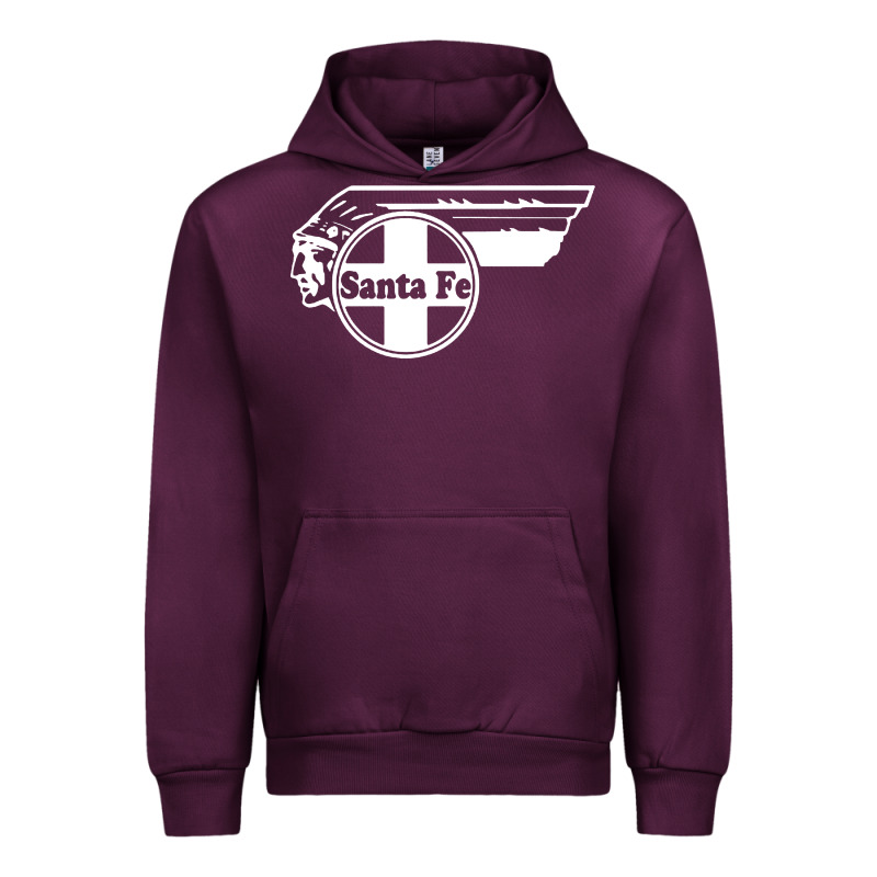 Big Chief Clean Santa Fe Railroad Urban Hoodie by PixelFlow | Teevron
