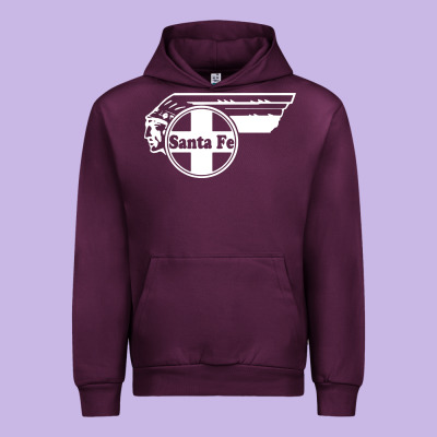 Big Chief Clean Santa Fe Railroad Urban Hoodie Designed By Pixelflow
