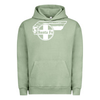 Pigment Oil Green big chief clean santa fe railroad Urban Hoodie - PixelFlow
