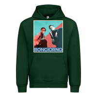 Forest Green Inglorious Basterds - Bongiorno poster GIFT Urban Hoodie - PixelFlow