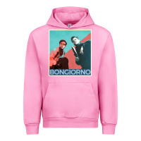 Fuchsia Pink Inglorious Basterds - Bongiorno poster GIFT Urban Hoodie - PixelFlow