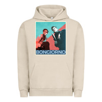 Pigment French Oak Inglorious Basterds - Bongiorno poster GIFT Urban Hoodie - PixelFlow