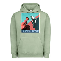 Pigment Oil Green Inglorious Basterds - Bongiorno poster GIFT Urban Hoodie - PixelFlow