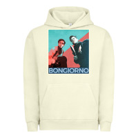 Pigment Pistachio Inglorious Basterds - Bongiorno poster GIFT Urban Hoodie - PixelFlow