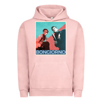 Pigment Salmon Inglorious Basterds - Bongiorno poster GIFT Urban Hoodie - PixelFlow