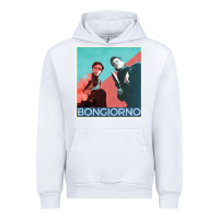 White Inglorious Basterds - Bongiorno poster GIFT Urban Hoodie - PixelFlow