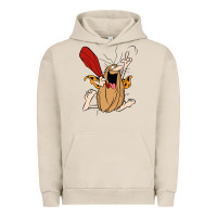 Pigment French Oak captain caveman captain caveman unga bunga premium t shirt Urban Hoodie - PixelFlow