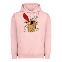 Pigment Salmon captain caveman captain caveman unga bunga premium t shirt Urban Hoodie - PixelFlow