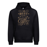 Black The Best Morning Coffee Urban Hoodie - PixelFlow