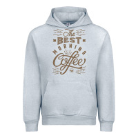 Heather Grey The Best Morning Coffee Urban Hoodie - PixelFlow