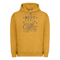 Pigment Peanut Butter The Best Morning Coffee Urban Hoodie - PixelFlow