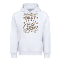 White The Best Morning Coffee Urban Hoodie - PixelFlow