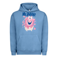 Pigment Pebble Blue Mr bubble makes bath time fun Urban Hoodie - PixelFlow