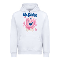 White Mr bubble makes bath time fun Urban Hoodie - PixelFlow