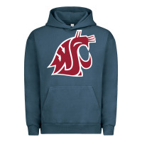 Pigment Midnight Navy washington state cougars Urban Hoodie - PixelFlow
