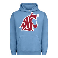 Pigment Pebble Blue washington state cougars Urban Hoodie - PixelFlow