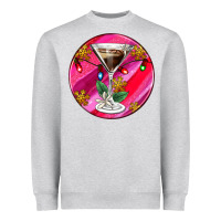 Heather Grey Christmas espresso martini Heavyweight Sweatshirt - AdoDesignShop