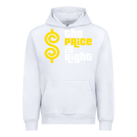 White price is right Urban Hoodie - PixelFlow