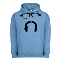 Pigment Pebble Blue randy dobnak art Urban Hoodie - PixelFlow